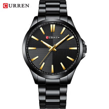 Load image into Gallery viewer, Waterproof Black Stainless Steel Watch For Men
